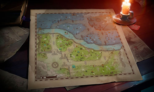 Imagem ilustrativa do mapa de Dota 2