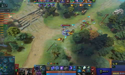Partida profissional de Dota 2